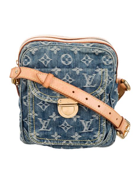 louis vuitton denim camera bag|louis vuitton monogram denim baggy.